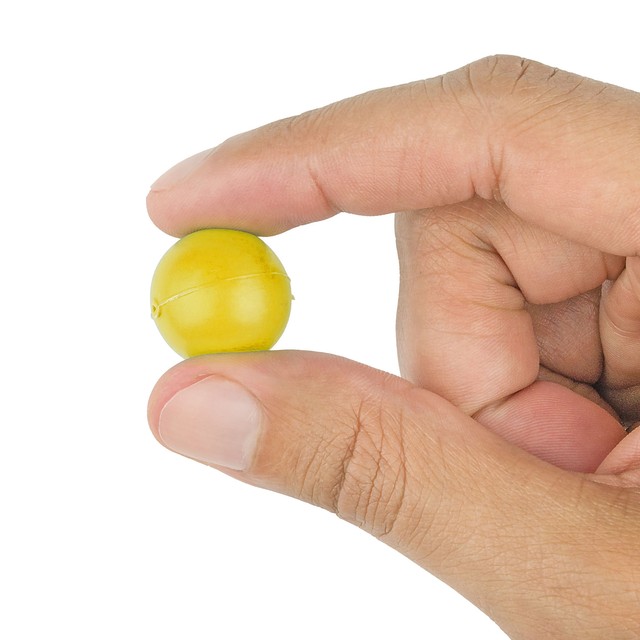 Mini Ping Pong Table Tennis Ball 100 Pack Bright Yellow 19mm 3/4 Inch