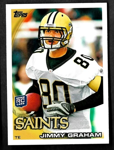 JIMMY GRAHAM 2010 TOPPS ROOKIE RC CARD #265 SAINTS