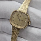 Ladies Gold Tone Vintage Timex Dress Wrist Watch Mechanical Wind Up