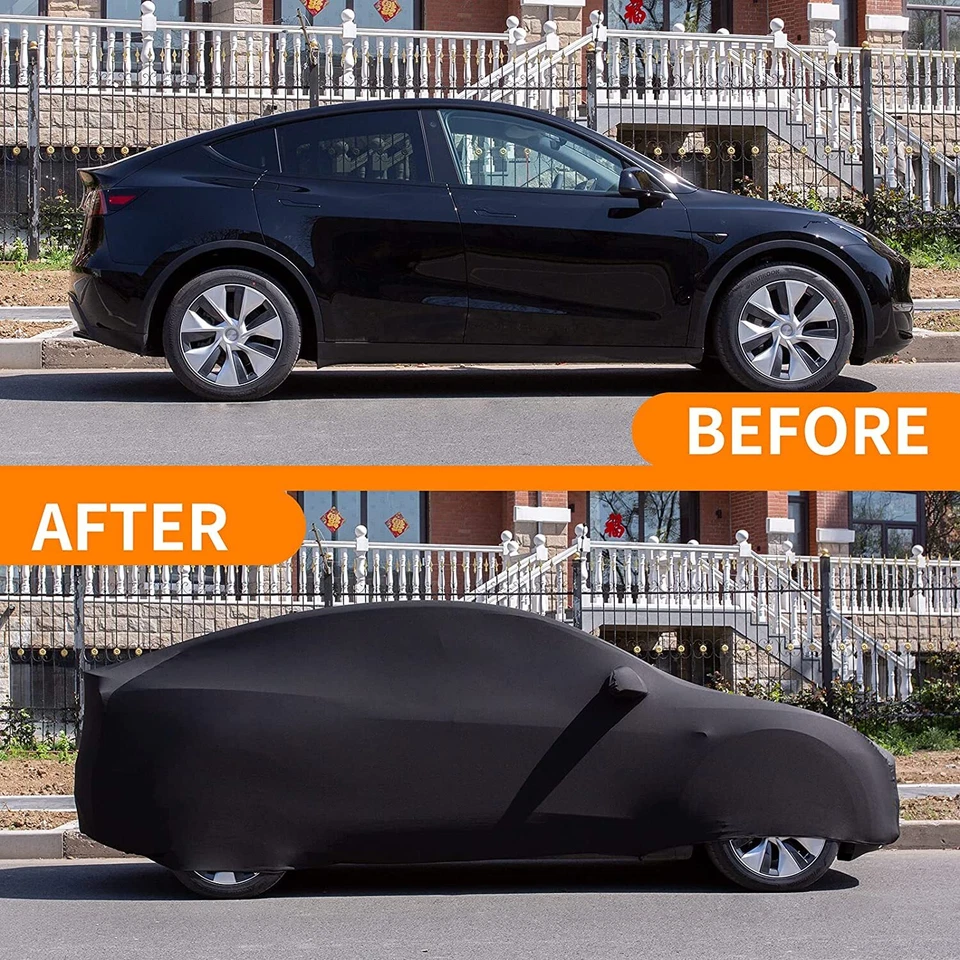 Cubierta interior de coche satinado elástica a prueba de arañazos negra ajuste personalizado para Mazda MX-6 Foto 3 de 4