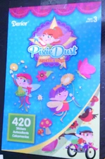 NEW PIXIE DUST fairies theme sticker book 420 pieces