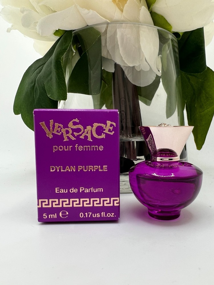 Versace Dylan Purple Pour Femme Eau De Parfum EDP Perfume 5ml/0.17oz Travel Mini
