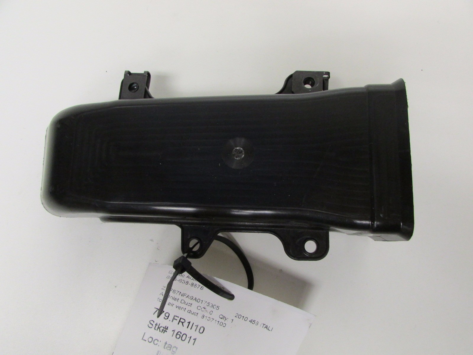 Ferrari 458 Italia, Foot Air Vent Duct, Used, P/N 81371100