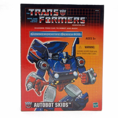 Hasbro G1 Transformers Commemorative Series VIII  Autobot Skids Vintage Figure  - Picture 9 of 9
