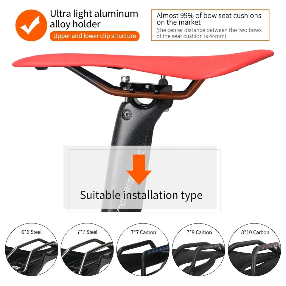 Tubo de tija de sillín de bicicleta de carretera EC90 3K Aero fibra de carbono 27,2/30,8/31,6 mm Foto 2 de 4
