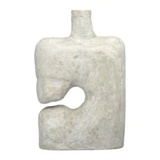 Bloomingville Grey Paper Mache Vase Gray