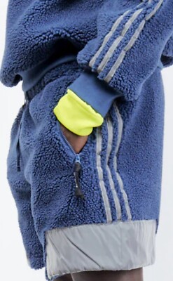 New Adidas Originals Blondey McCoy Sherpa Trefoil Shorts Men's