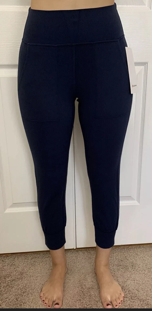 Lululemon Size 2 Align Jogger Crop Blue TRNV Pant Buttery Soft