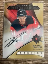 MICHAEL McLEOD 2018-19 Ultimate Collection Ultimate Introductions Gold Auto