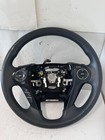 2016 HONDA ACCORD LEATHER STEERING WHEEL BLACK W/ SHIFTER PADDLES OEM
