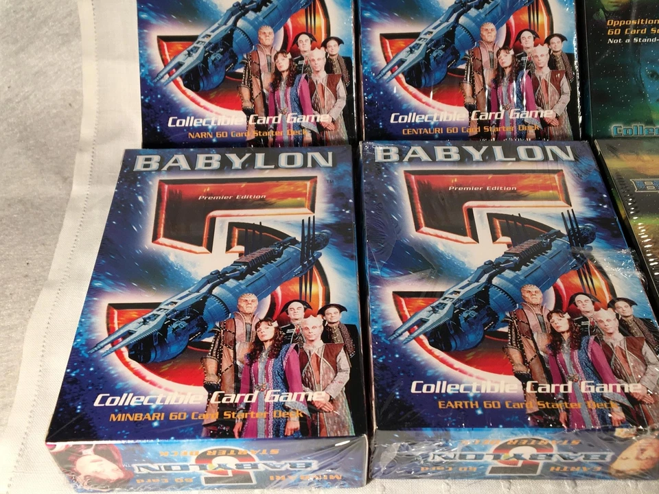 Babylon 5 Premiere CCG Game - All (6) Starter Decks Narn Centauri Minbari Earth - Image 3 of 4
