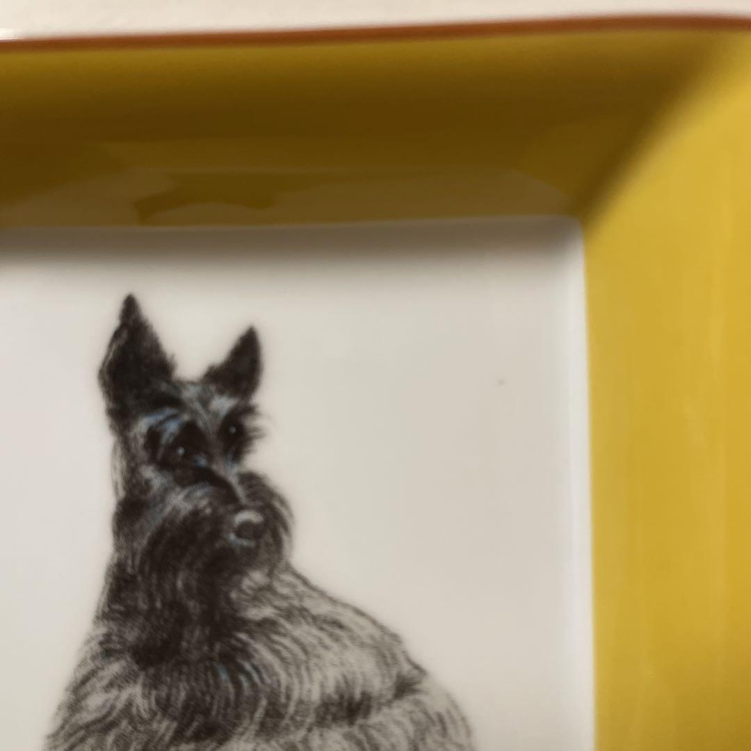 HERMES Porcelain Scottish Terrier Dog Plate Dish with Box | eBay HERMES Porcelain Scottish Terrier Dog Plate Dish with Box | eBay