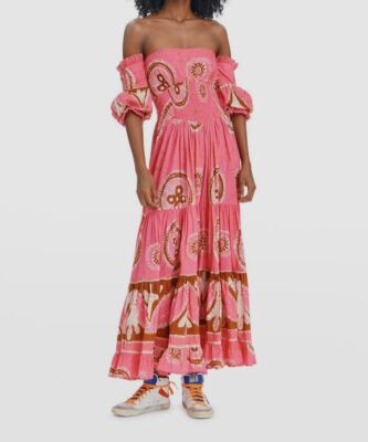 love the label pink dress Love the Label Amira Dress