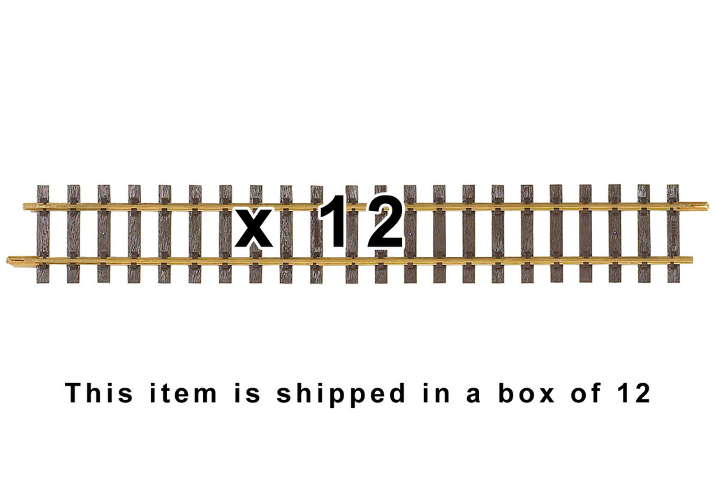 PIKO 35208 G600 STRAIGHT TRACK 600mm - (12) PIECES OF TRACK - G SCALE