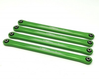Losi Mega Truck/LMT2.0 Treal Machined Aluminum Ext. Length Upper 4-Links - Green
