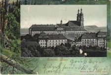 Old postcard postcard castle Banz GERMANY (1109101)