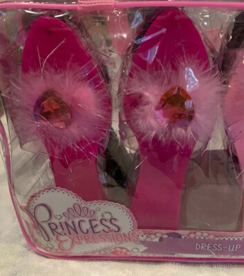 princess expressions dress up shoes Expressions 3-Pack Princess Shoe Set - Dress Up Royalty Kids Wedge Heels Slip On Shoes