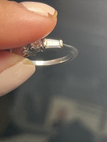 Stunning White Gold Moissanite Ring Size 6.5. 1.6 Carat Weight. - Picture 12 of 19