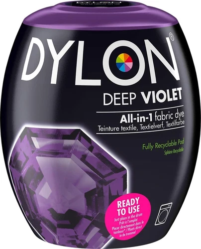 Dylon Washing Machine Fabric Dye Pod 350g for Clothes 1pk, 2pk or 3pk