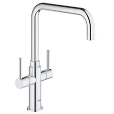 Grohe Ambi Cosmopolitan Chrome Effect Single Channel Kitchen Monobloc Tap