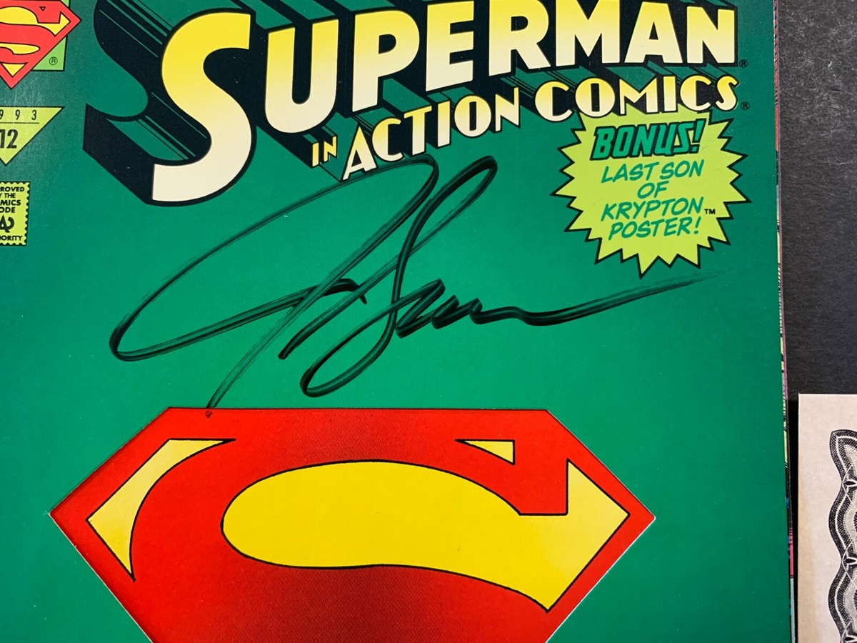1993 #687 (12) SUPERMAN IN ACTION COMICS SIGNED BY JACKSON GUICE