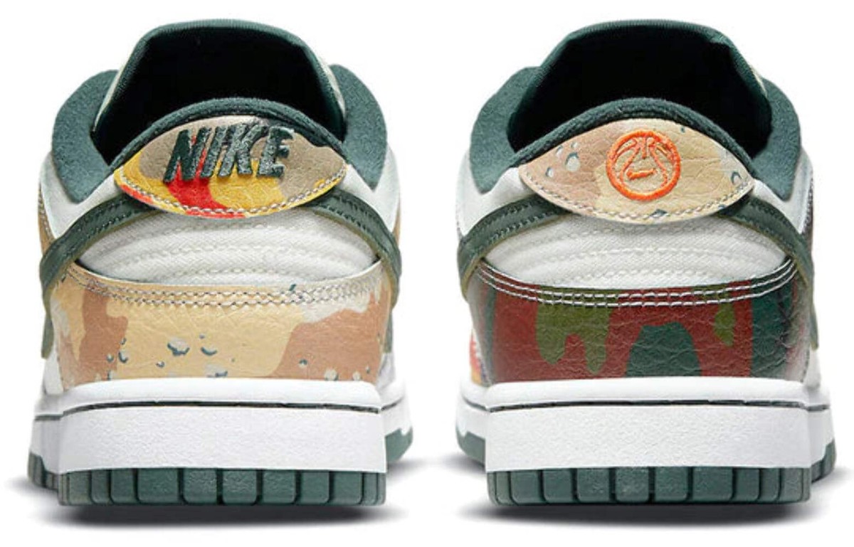 NIKE : DUNK LOW SE SAIL MULTI CAMO 28㎝ Nike Dunk Low SE Sail Multi Camo Shoes Mens 9.5 DH0957-100