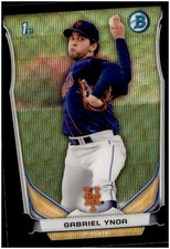 2014 Bowman #BP76 Gabriel Ynoa Prospects black Refractor