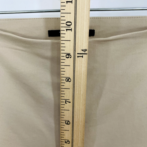 TAHARI Womens Dress Pants Size 6 Tan Stretch Comfort Side Zip - Picture 10 of 12