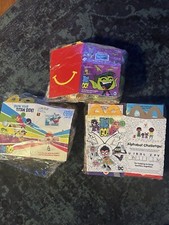 Complete 2017, 2019, and 2021 McDonald  s Teen Titans Go Happy Meal Toy Sets