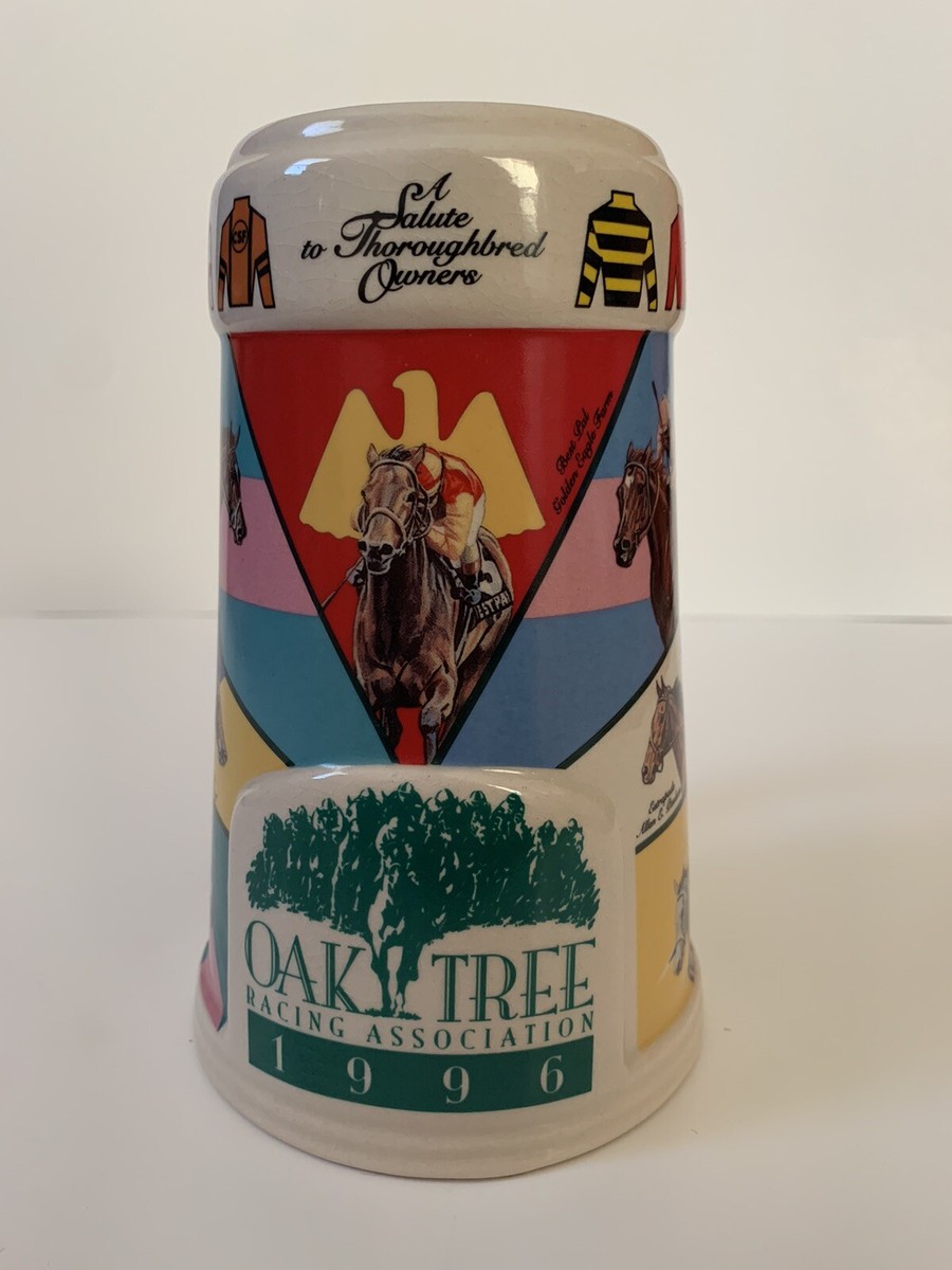 Vintage 1996 SANTA ANITA OAK TREE HORSE RACING COLLECTORS BEER