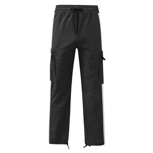 Men Cargo Pants Joggers Pants Loose Combat Trousers Pockets Sweatpants Casual - Picture 16 of 25