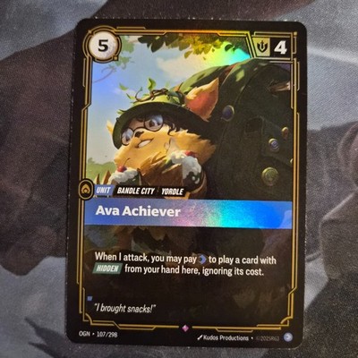 Riftbound Ava Achiever OGN 107/298 English League of Legends