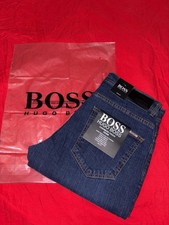 Hugo Boss Men's Jeans (Slim Fit) Waist 36 Length 32 Colour Dark Blue Denim.