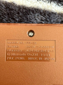 Nintendo Game & Watch Parachute PR-21 Wide Screen 1981 Tested Working From Japan