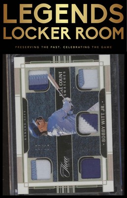2024 Panini Three And Two Full Count Swatches Bobby Witt Jr. 09/10