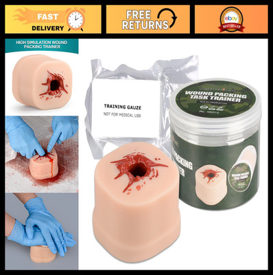 Wound Packing Task Trainer - Bleed Control & Tourniquet Trainer for Medical Educ