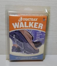Yaktrax Walker Size Medium 9-11 Traction Cleats for Snow and Ice Black