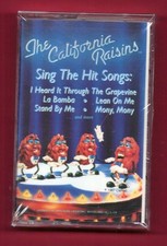 California Raisins Sing The Hit Songs Vintage Cassette Tape New Sealed 1987