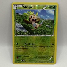 Chespin [Reverse Holo] #12 Prices | Pokemon XY | Pokemon Cards