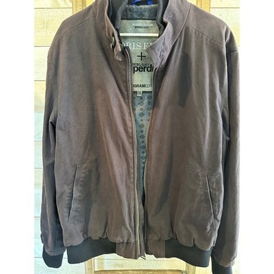 Idris Elba x Superdry Monogram Edition Harrington Jacket Dark Plum Mens 2XL