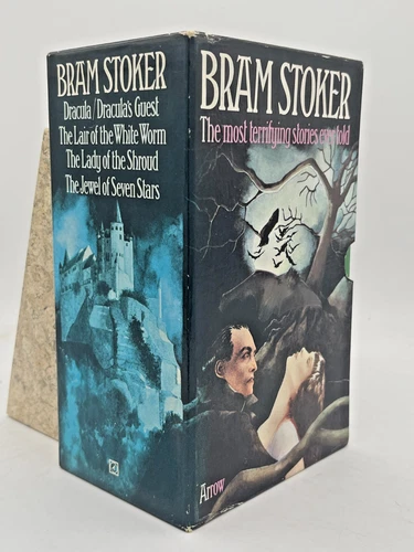 Bram Stoker Dracula Horror Boxed Set Arrow 1970's Guest Lady Shroud 5 Books Rare