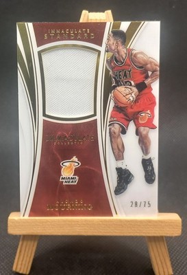 2015-16 Panini Immaculate Collection - Standard - Alonzo Mourning /75 Game Worn 
