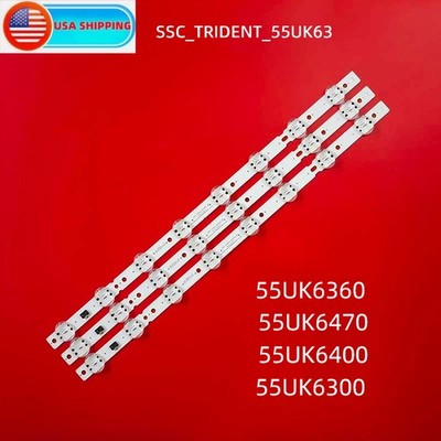 LED Strips SSC_55UK63_8LED For LG 55UM6910PUC 55UK6090PUA 55UK6300PUE 55UK6300