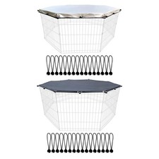 Dog Playpen Cover Puppy Playpen Cover Sun Rain Proof Cover Playpen