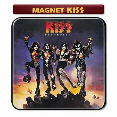 Magnet KISS – Aimant Frigo Album Hard Rock . Destroyer - Photo 1/4