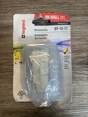 LEGRAND WIREMOLD ON-WALL WIRING METAL ACCESSORIES IVORY B9-10-11