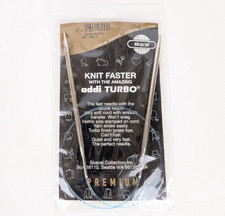 Skacel Knit Faster Addi Turbo 24" Circular Knitting Needle Size 7