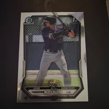 Topps Bowman Chrome Matt Klein Colorado Rockies 1st 2020 BP-240