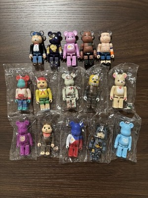Bearbrick 100% Lot Of 15 Medicom Toy