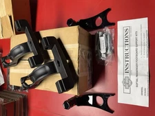 **GENUINE HARLEY DAVIDSON** Black Passenger Floorboard Mount Kit - Softail 00-17